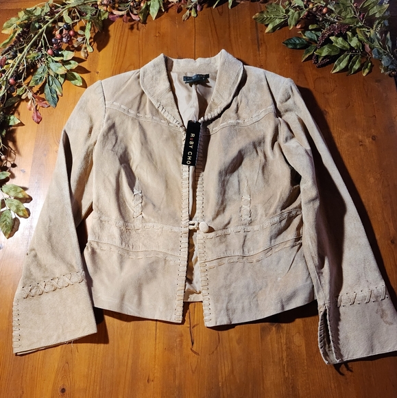 Ruby Cho brand Swede women's jacket sz Medium, new w/ tags - Picture 1 of 4
